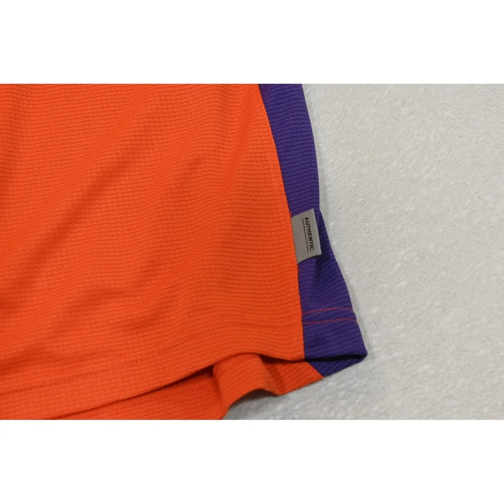 Nike Clemson Tigers Golf Polo Men Small Orange Purple Nike FIT Athletic EUC